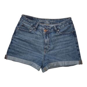 American Eagle Blue Jean shorts size 2 double button waist